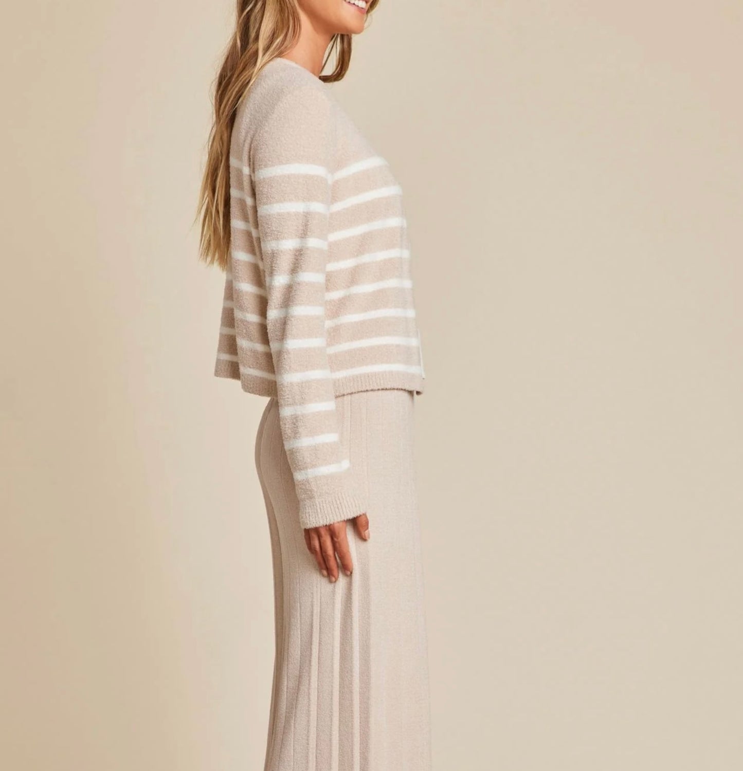 Barefoot Dreams CozyChic Striped Cardigan