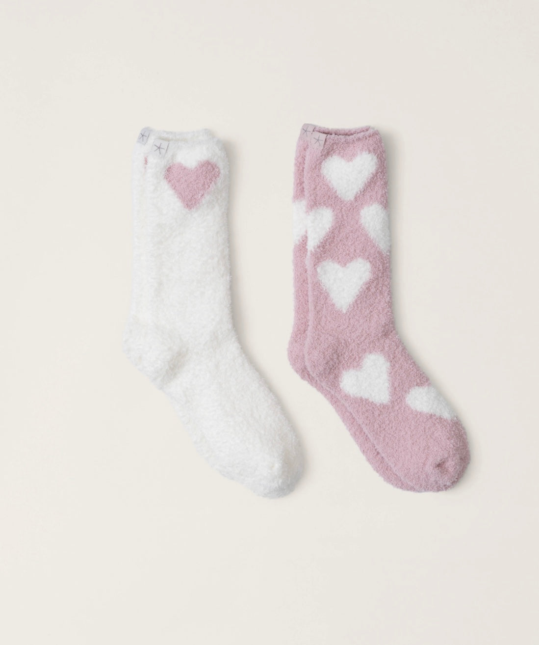 Barefoot Dreams CozyChic Heart Print Socks