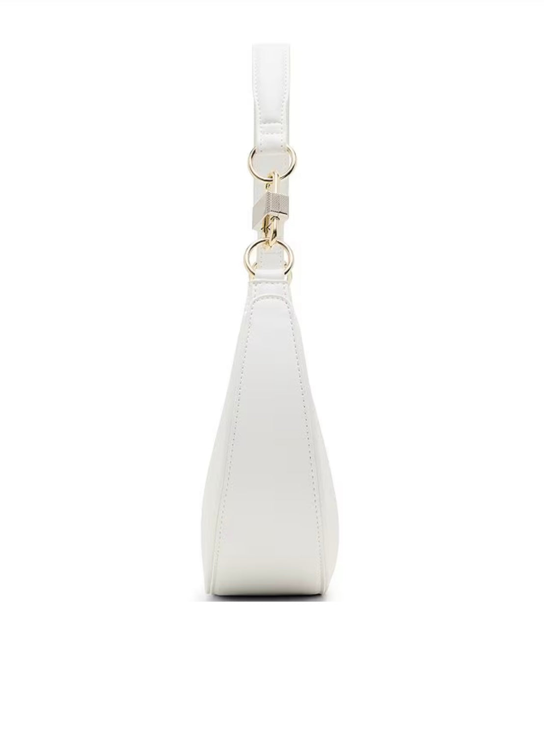 Steve Madden Lohan White Shoulder Bag