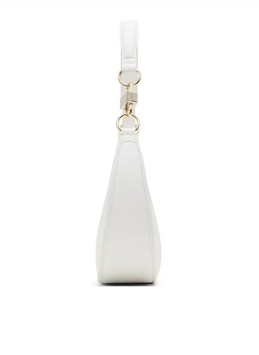 Steve Madden Lohan White Shoulder Bag