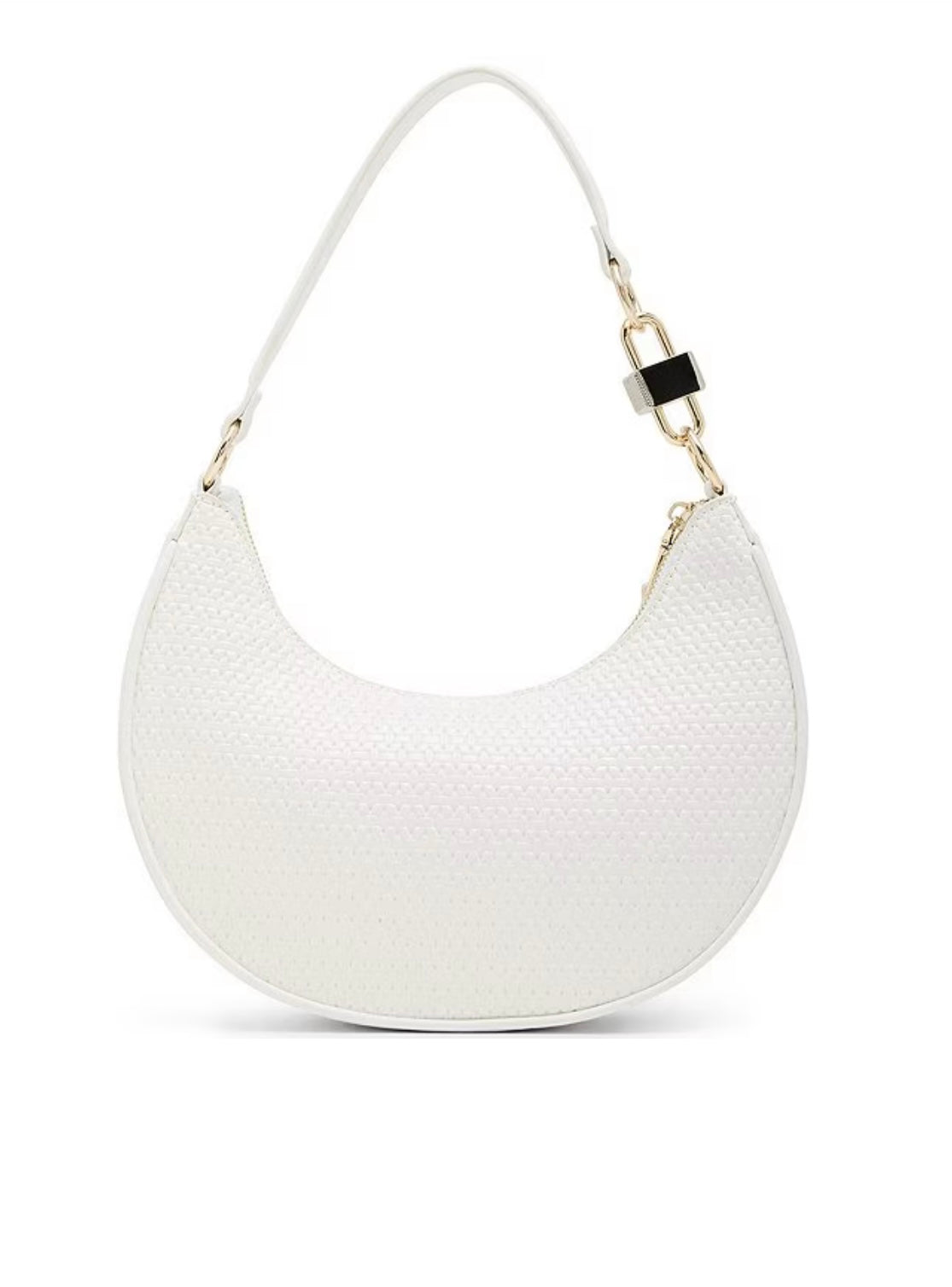 Steve Madden Lohan White Shoulder Bag