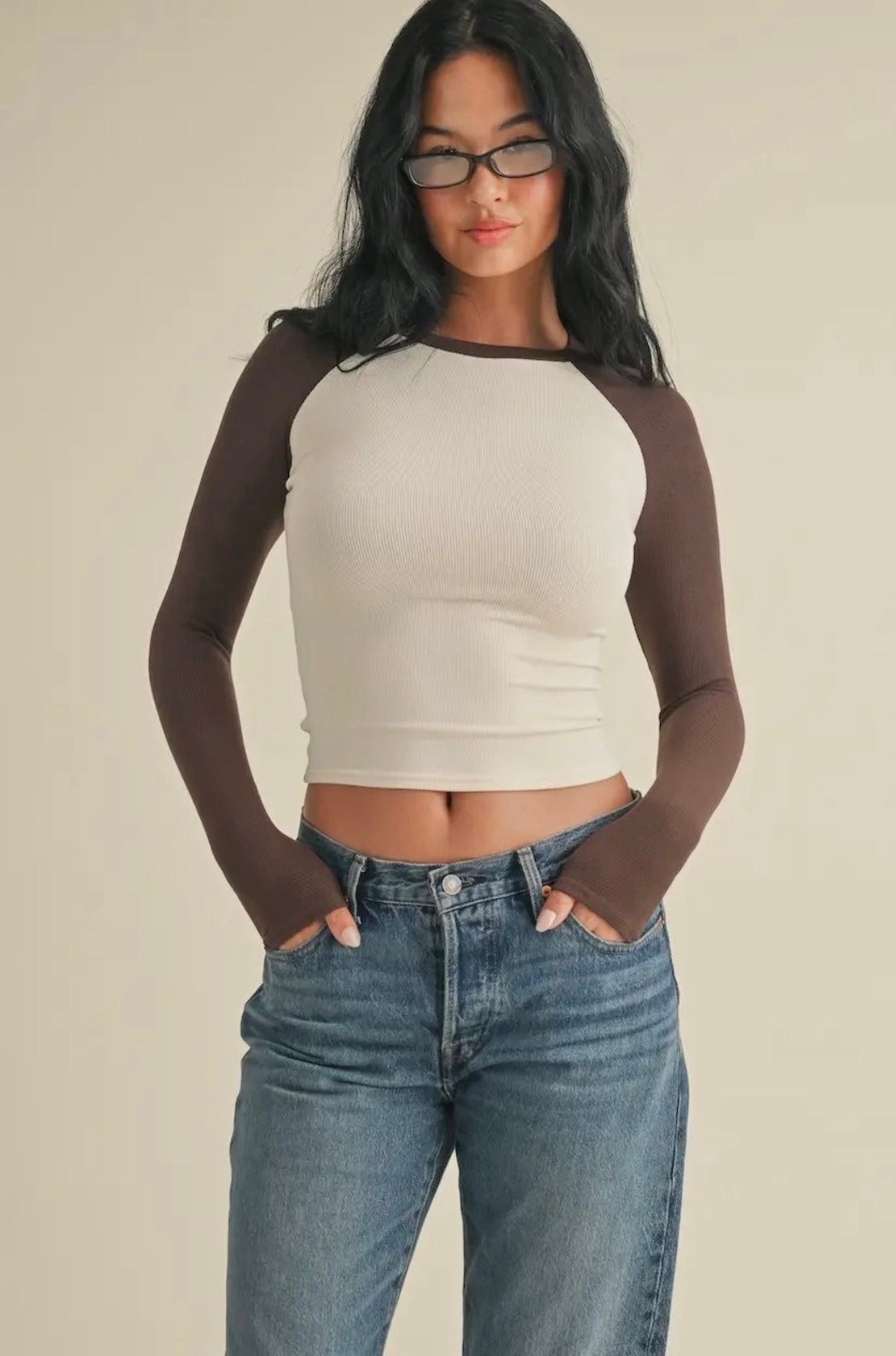 Two-Toned Long Sleeve