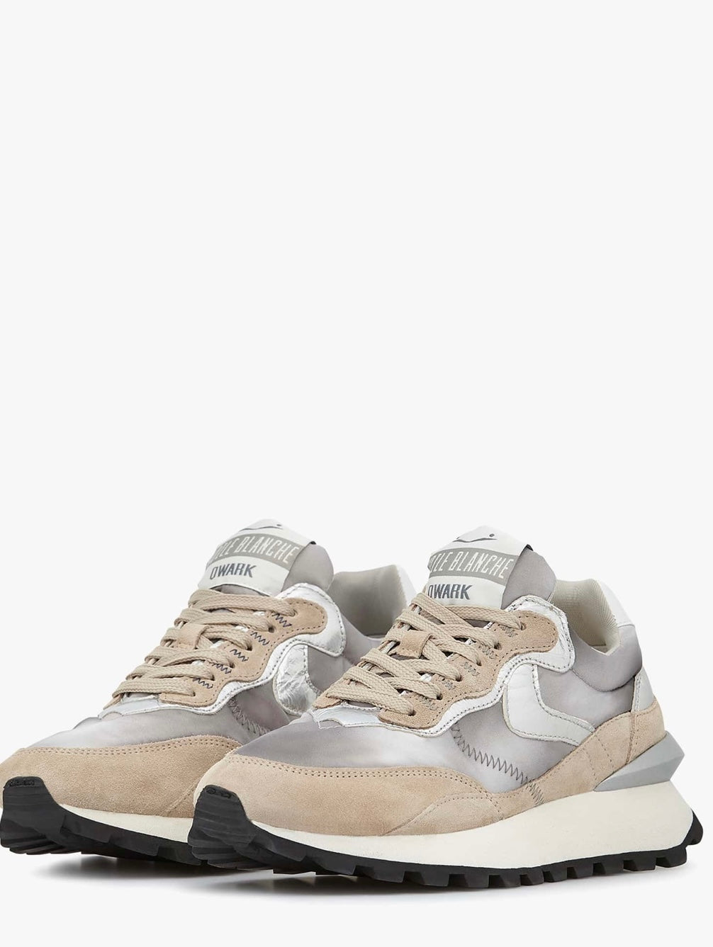 Voile Blanche Beige-Grey Qwark Hype Woman Shoe