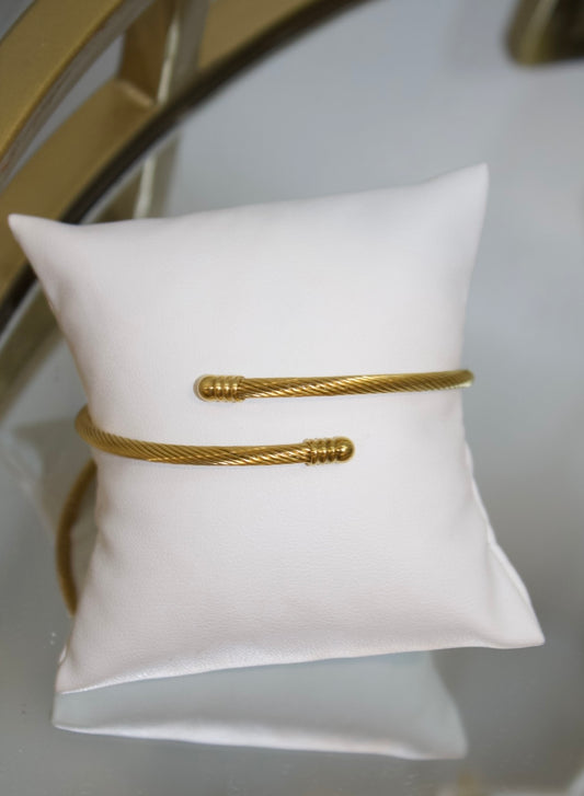 Gold Wrap Around Bracelet