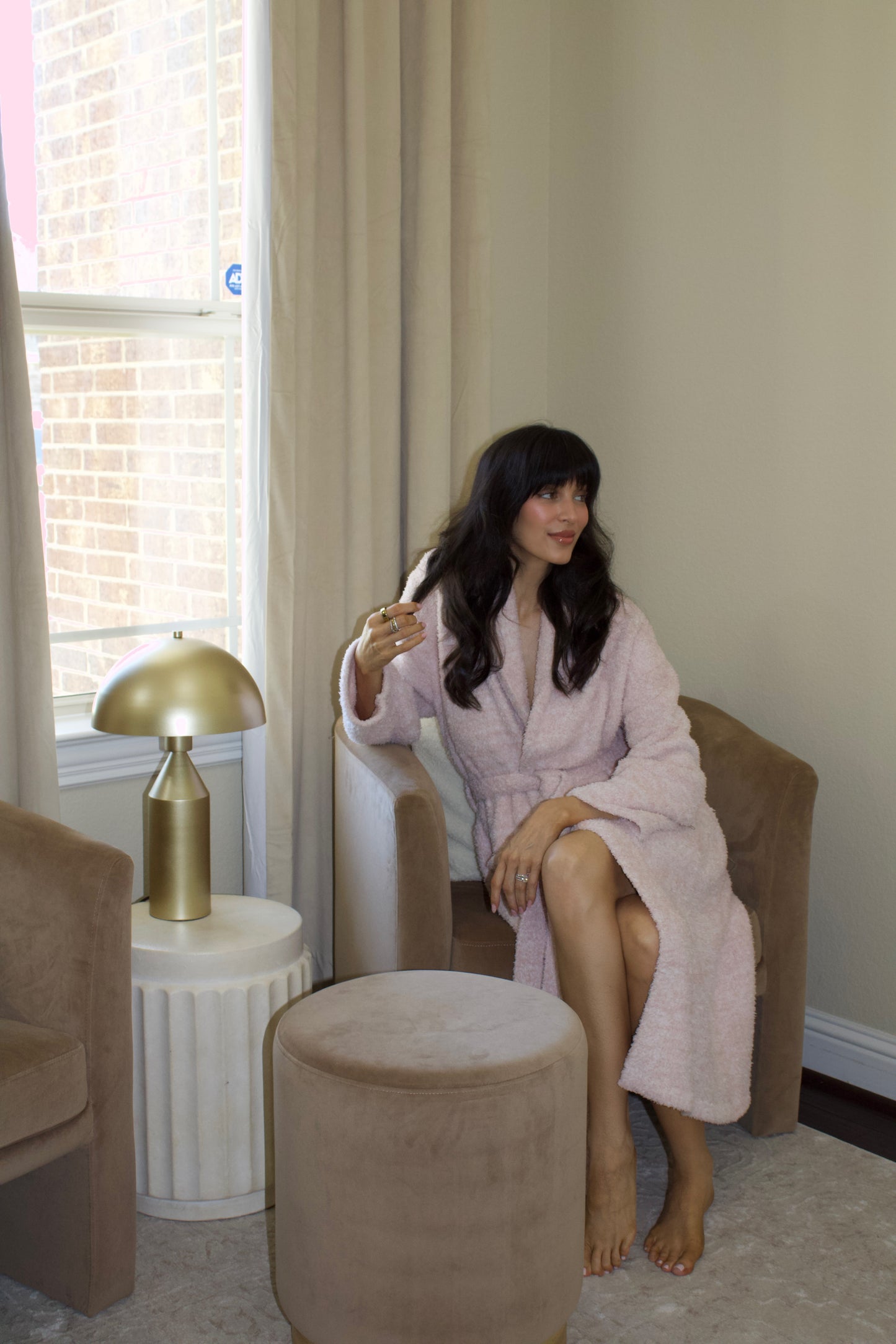 Barefoot Dreams Cozy-Chic Light Pink Robe