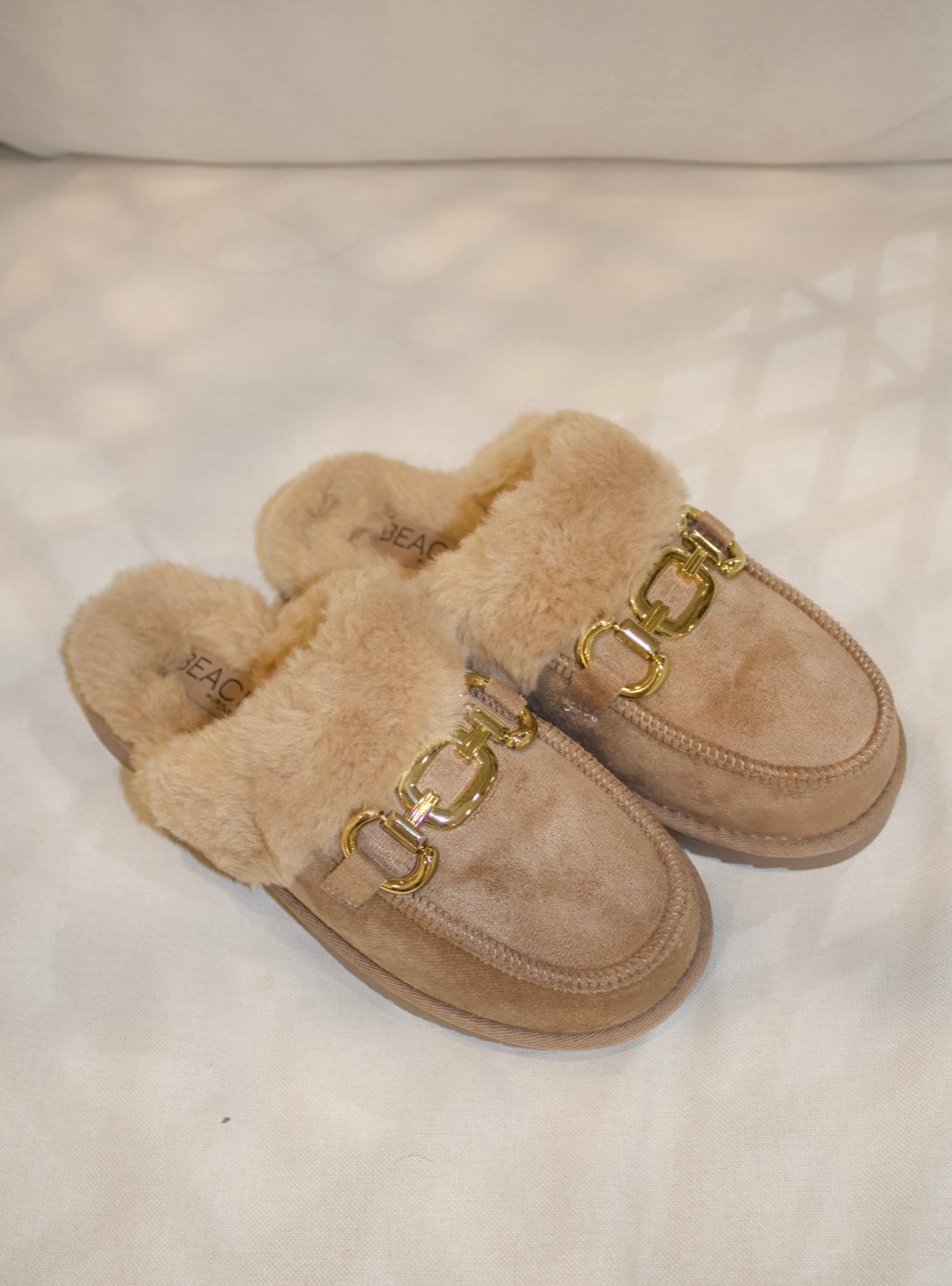 Taupe Davos Street Slippers