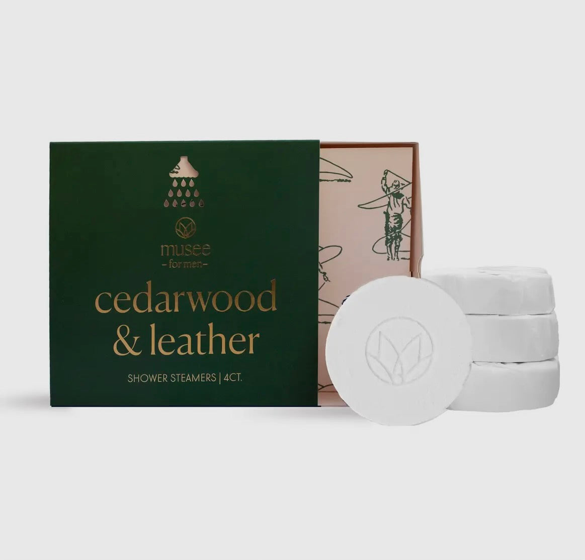 Cedarwood & Leather Shower Steamers