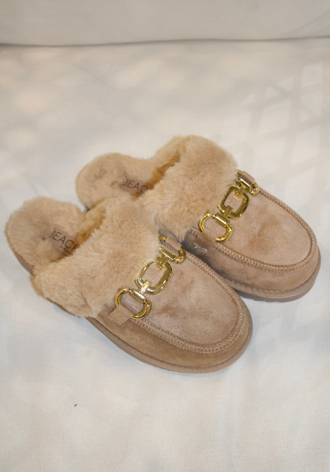 Taupe Davos Street Slippers