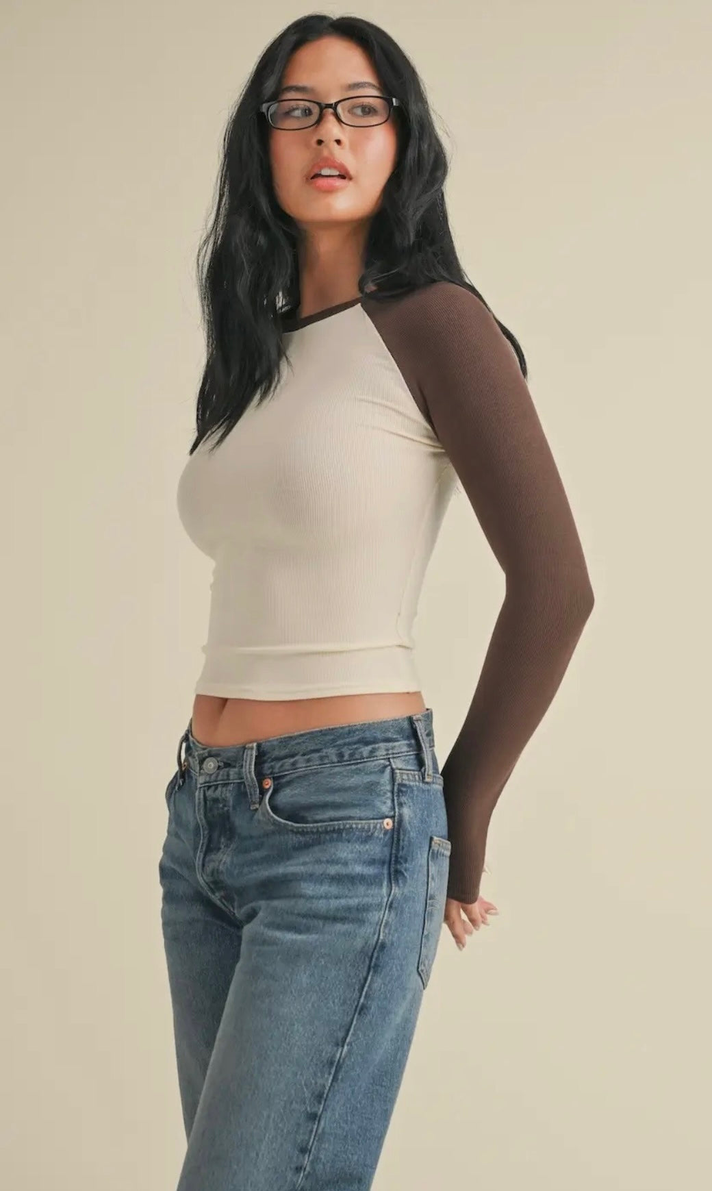 Two-Toned Long Sleeve