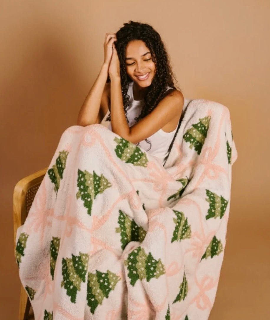 Twinkling Trees Blanket