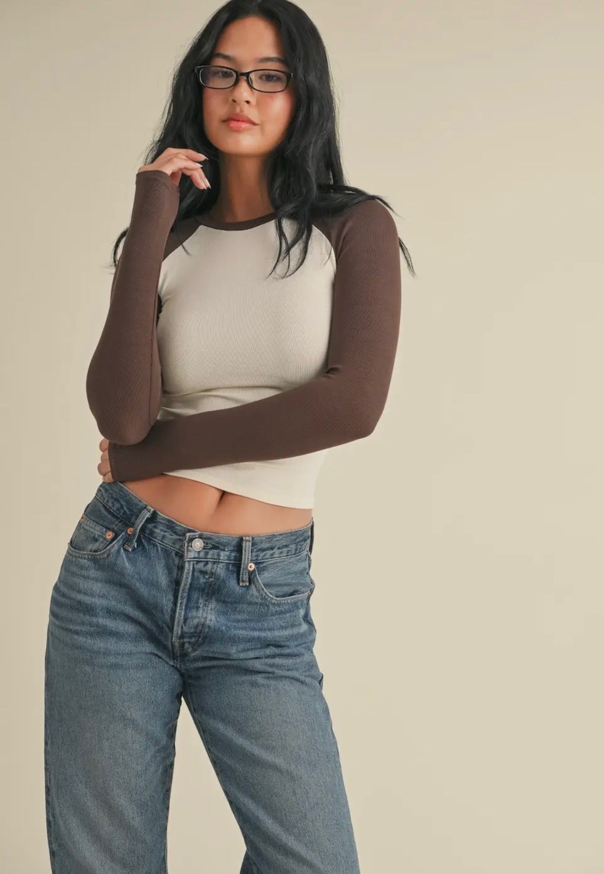 Two-Toned Long Sleeve