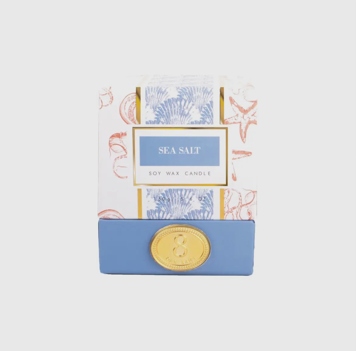 Sea Salt 5.6OZ Soy Wax Candle