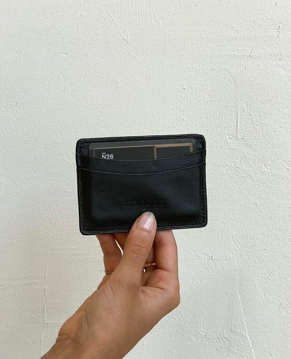 Mandrn Luxe Cardholder in Black