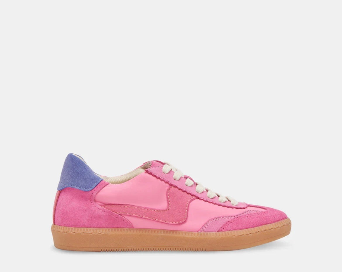 Dolce Vita Pink Suede Notice Sneakers