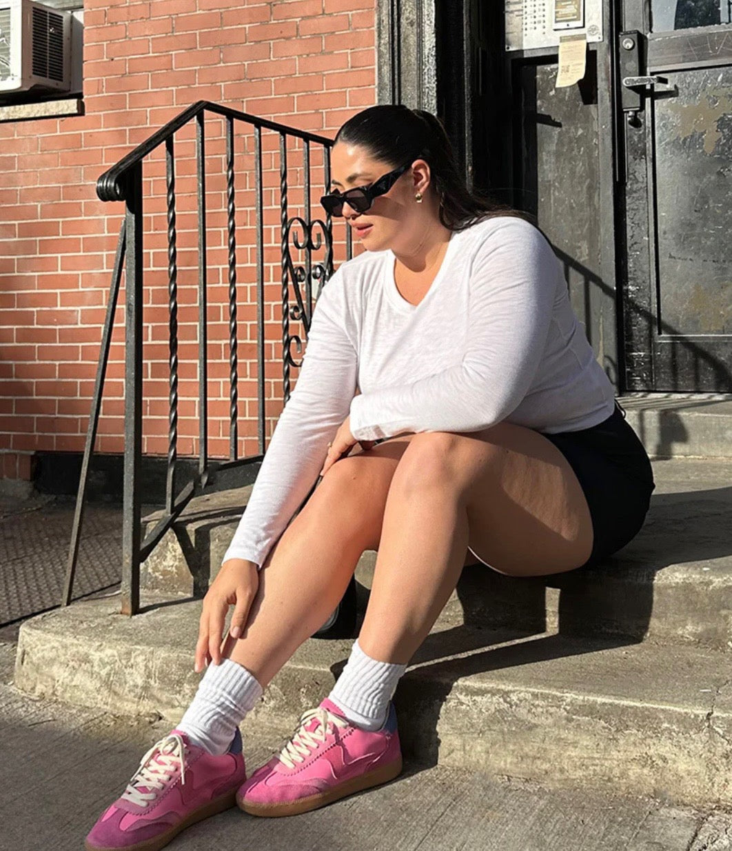 Dolce Vita Pink Suede Notice Sneakers