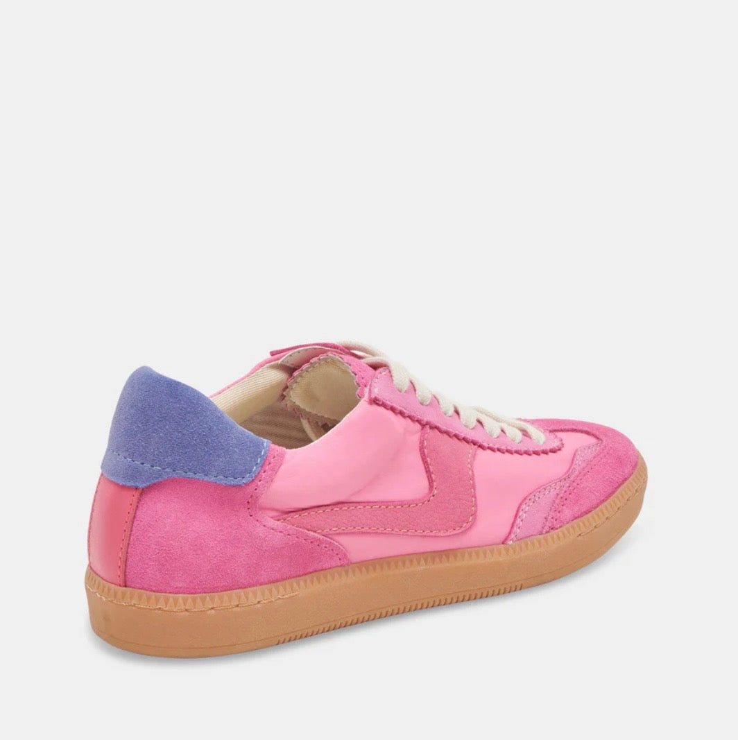 Dolce Vita Pink Suede Notice Sneakers