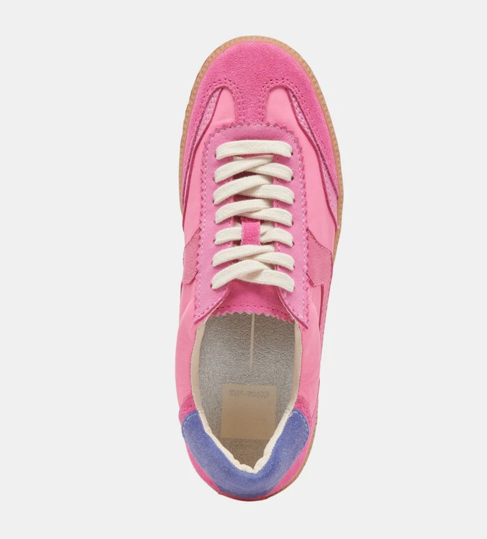 Dolce Vita Pink Suede Notice Sneakers