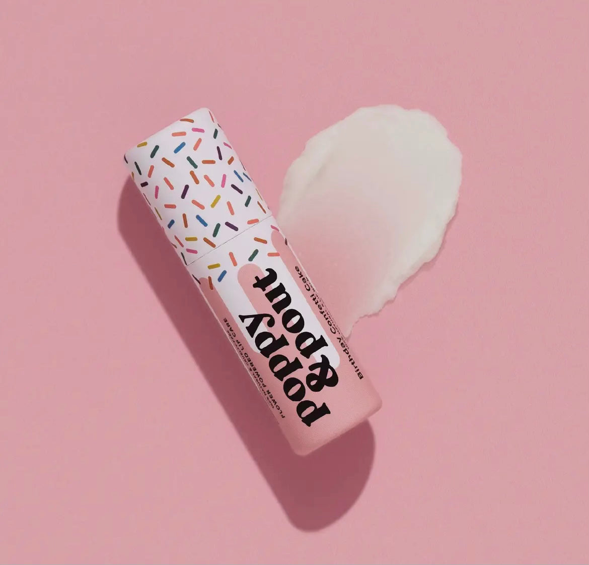 POPPY & POUT BIRTHDAY CONFETTI CAKE LIP BALM