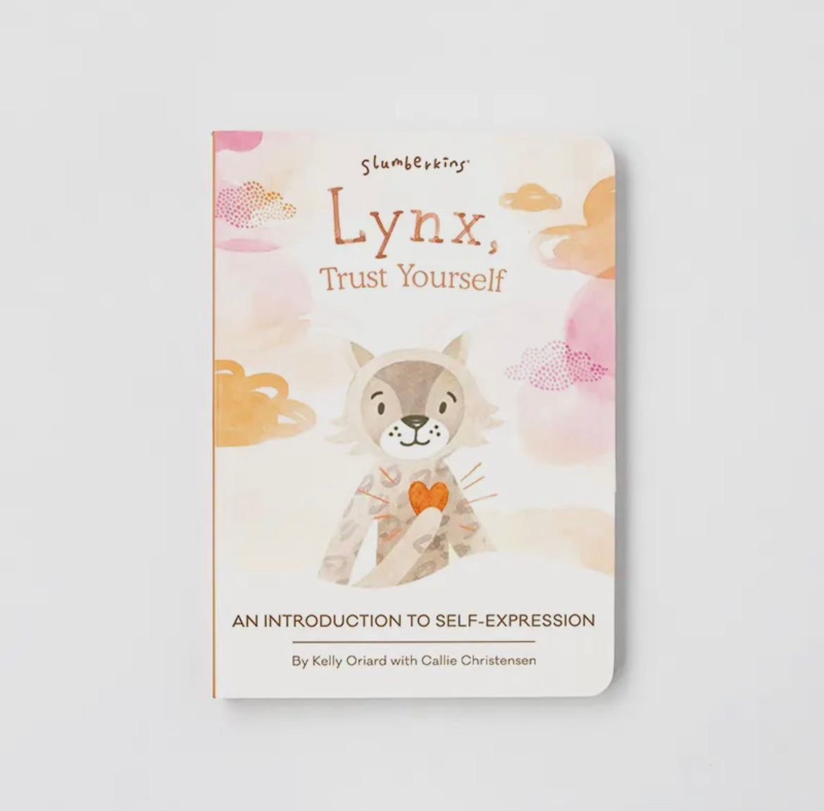 Slumberkins Lynx’s Self Expression Plush Snuggler Set - with 2 Books