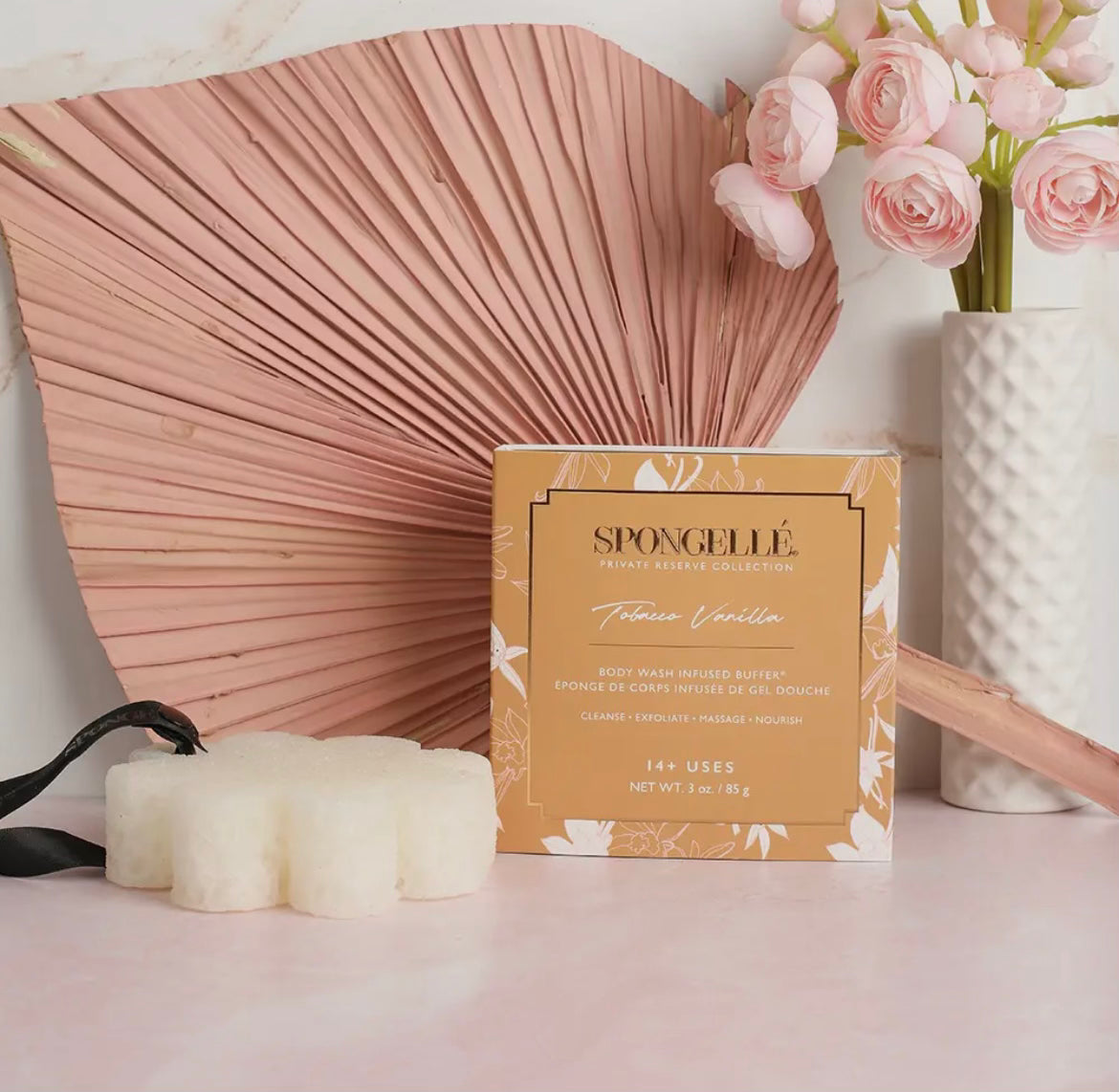 Spongellé Tobacco Vanilla Boxed Body Buffer