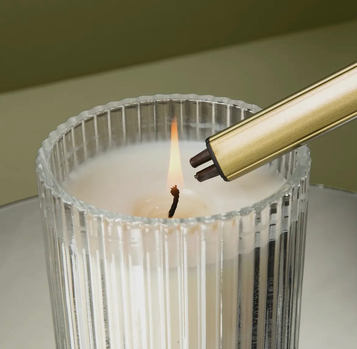 Gold Rechargeable Electric Lighter