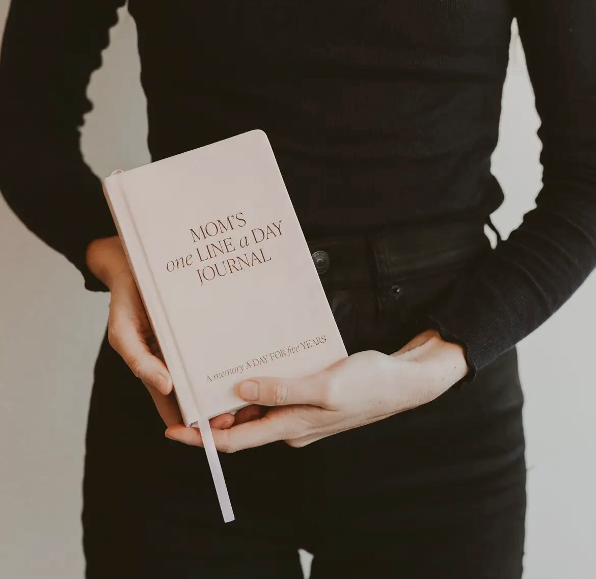 Moms One Line A Day Leather Journal