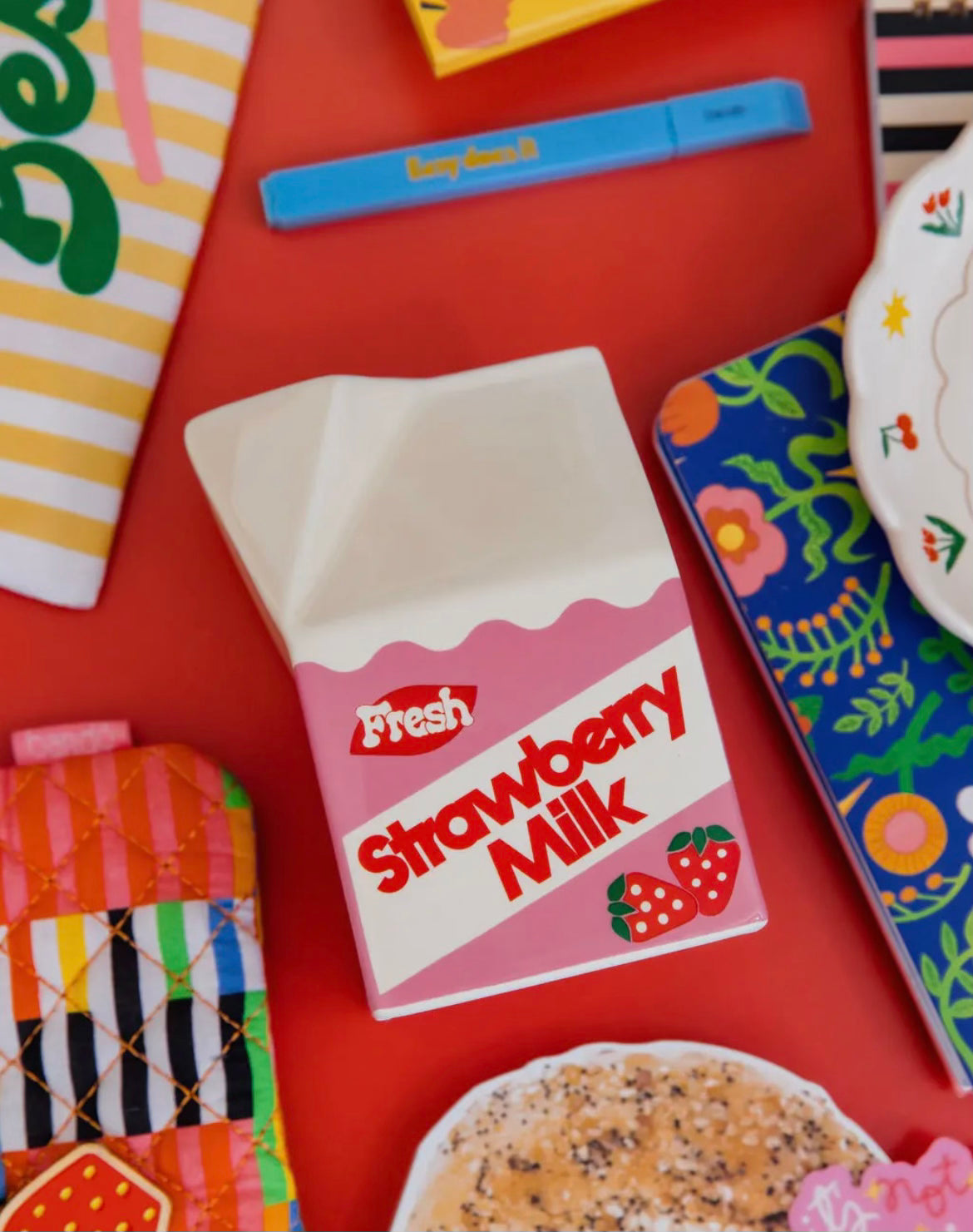 Strawberry Milk Flower Vase