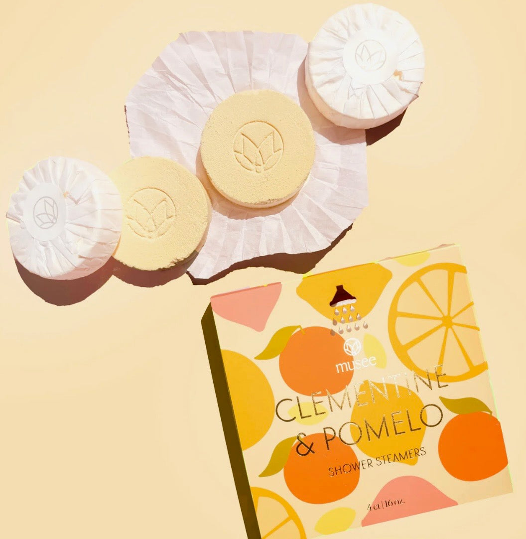 Musee Clementine & Pomelo Shower Steamers (Set of 4)