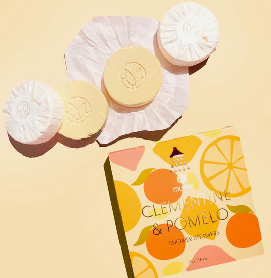 Musee Clementine & Pomelo Shower Steamers (Set of 4)