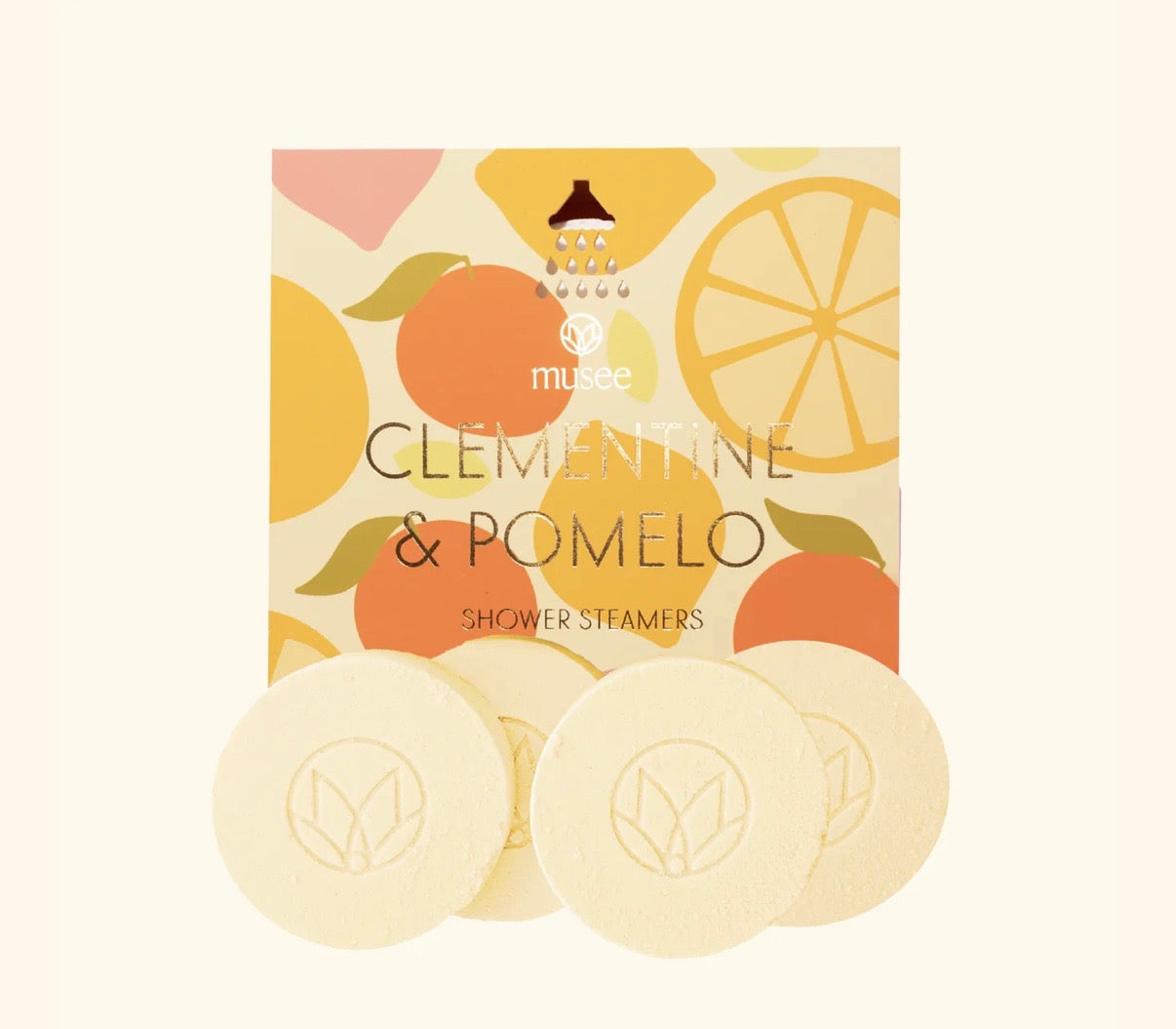 Musee Clementine & Pomelo Shower Steamers (Set of 4)
