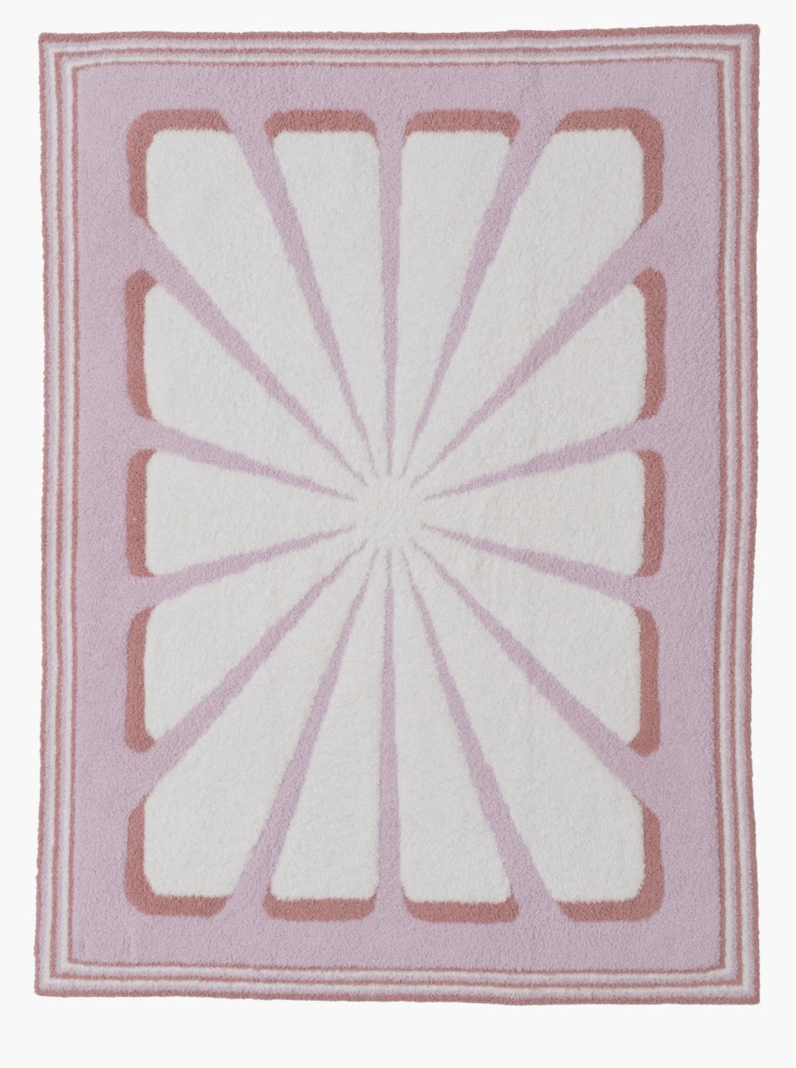Barefoot Dreams CozyChic Floral Sunburst Stroller Blanket