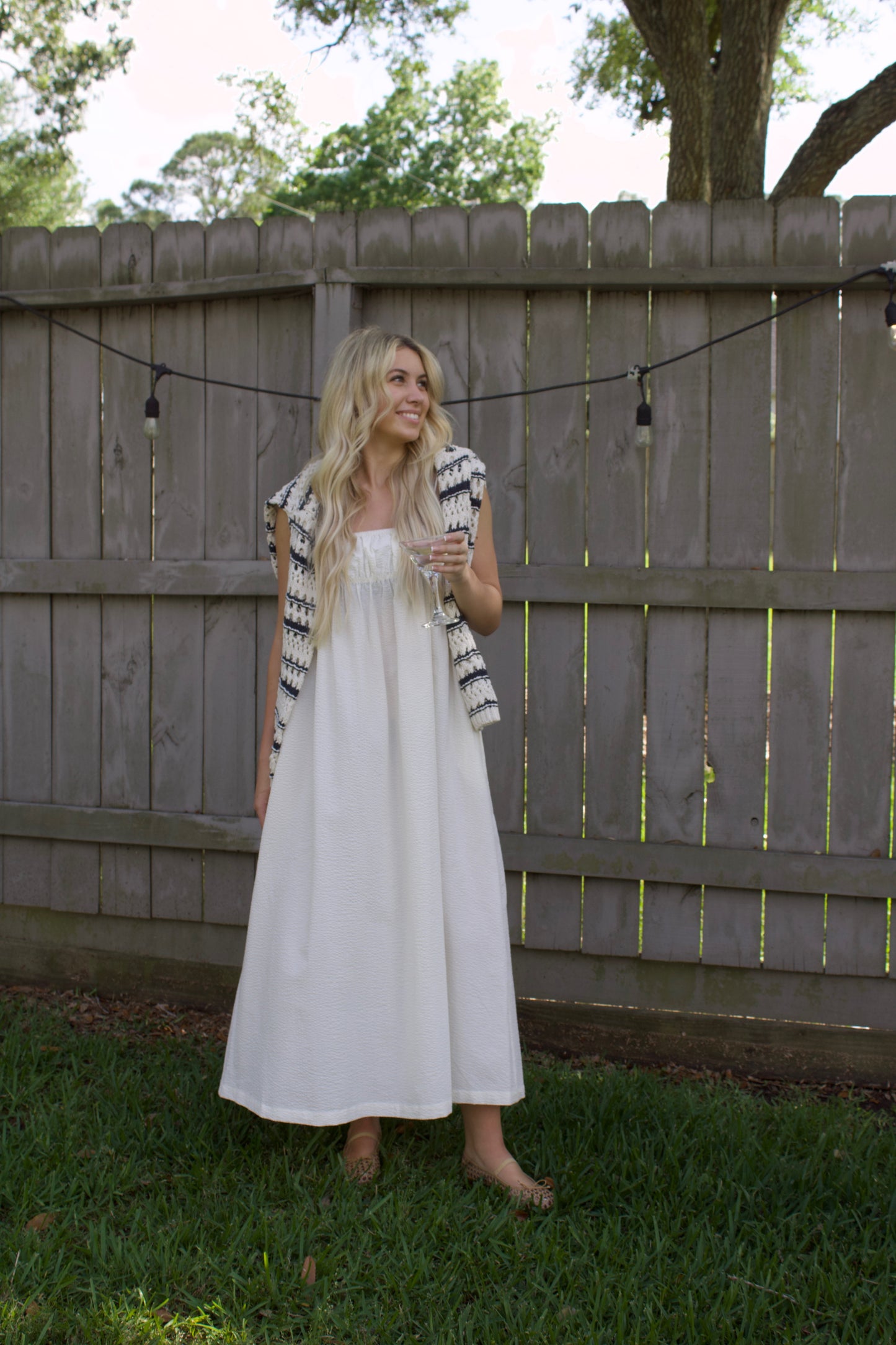 Soy Summer Cotton Midi Dress