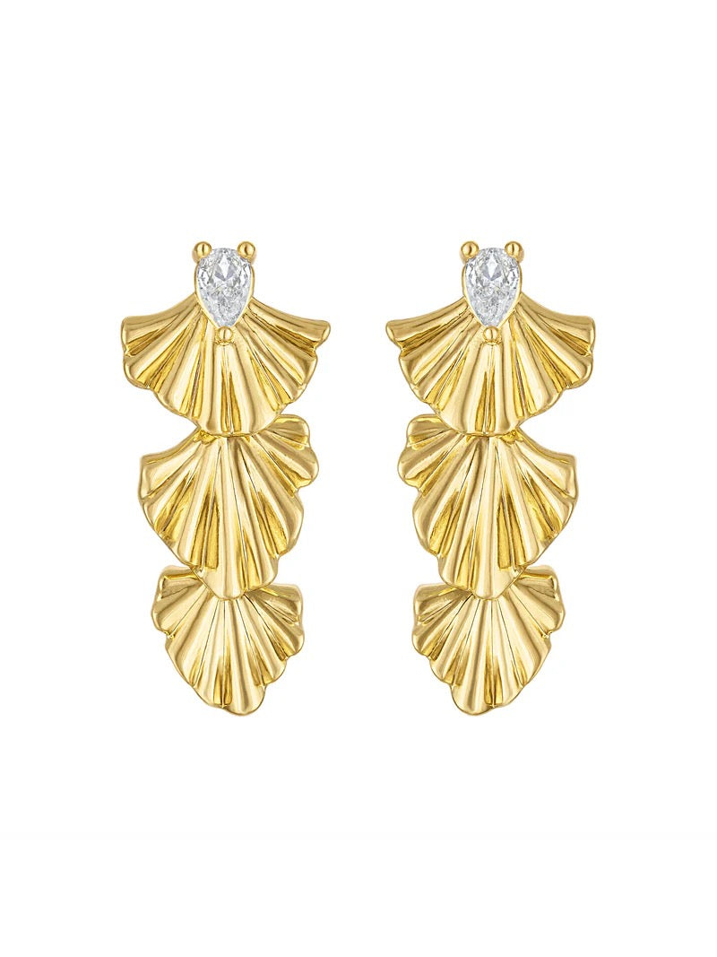 DREW DROP FAN EARRING