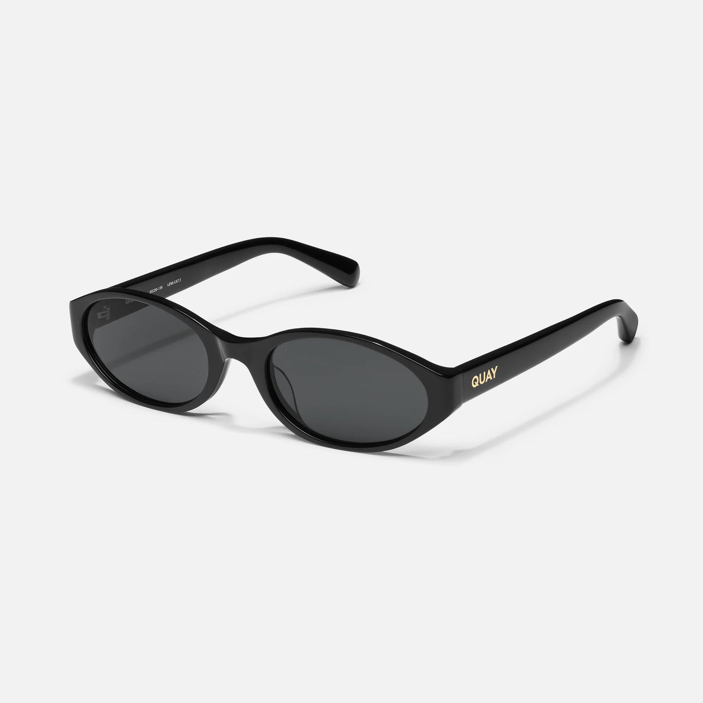 QUAY AURA POINTS BLACK SUNGLASSES