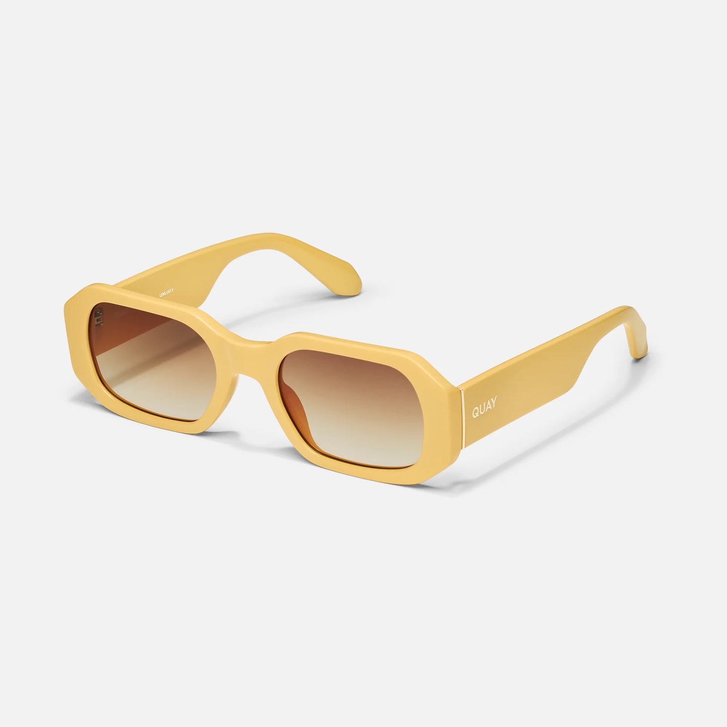 QUAY HYPED UP YELLOW SUNGLASSES
