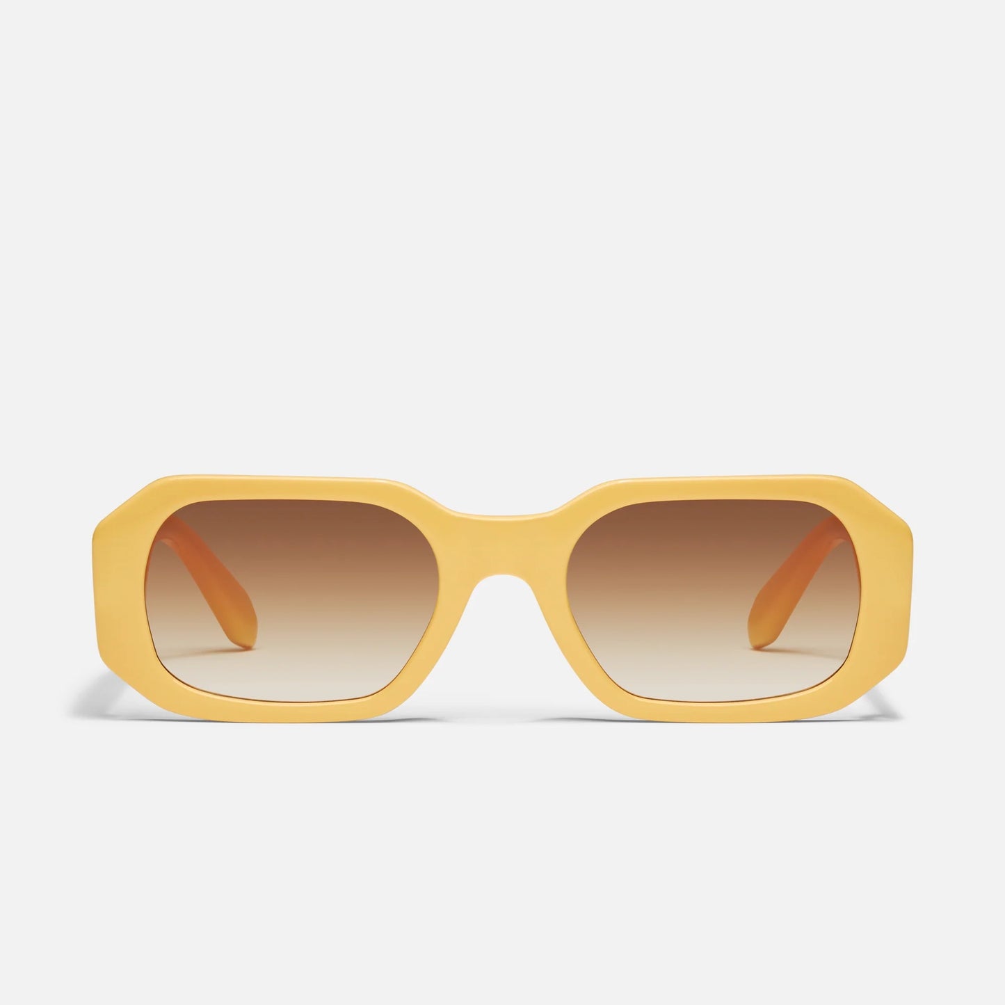 QUAY HYPED UP YELLOW SUNGLASSES
