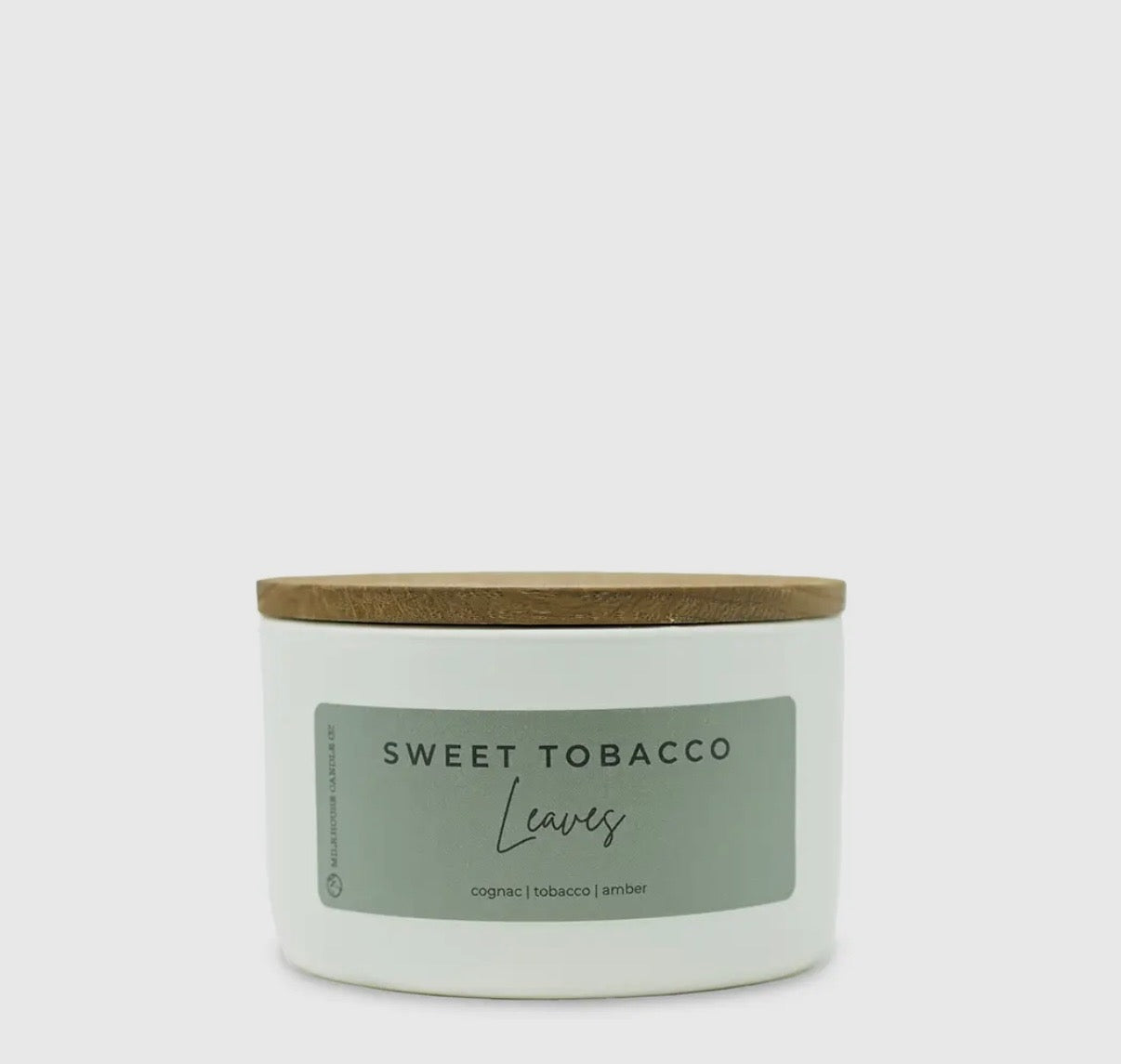 SWEET TOBACCO LEAVES 10 OZ SOY CANDLE