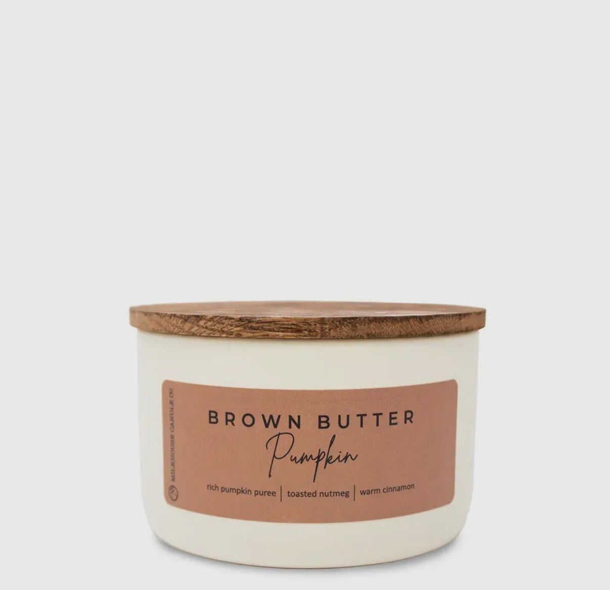 BROWN BUTTER PUMPKIN 10 OZ SOY CANDLE