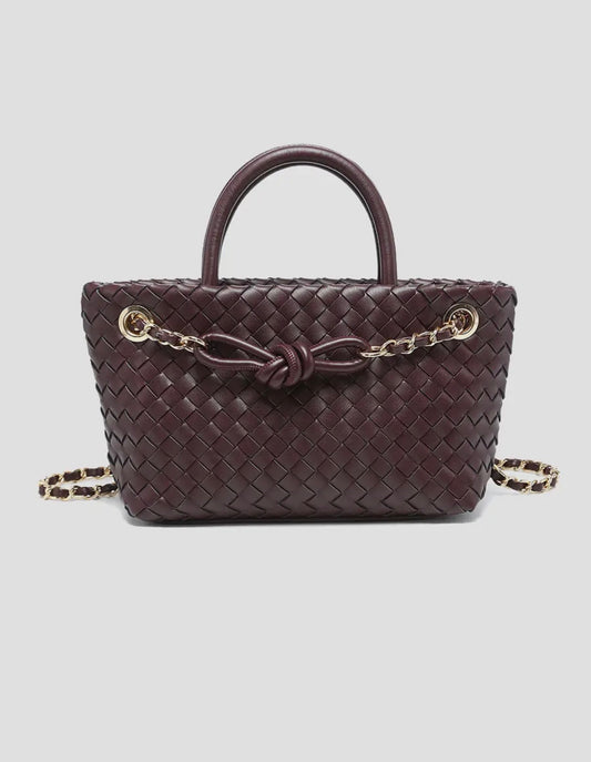 SANGRIA FALLON WOVEN SACHET BAG