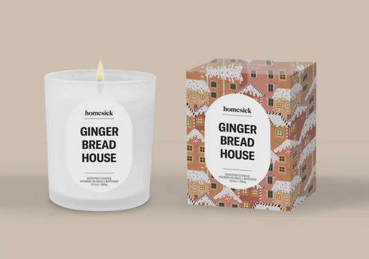 Gingerbread House Candle