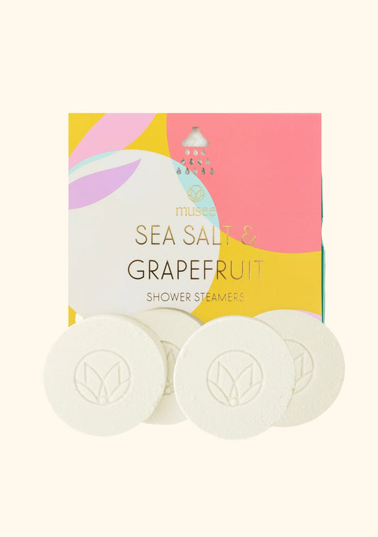 Musee Sea Salt & Grapefruit Shower Steamers (Set of 4)