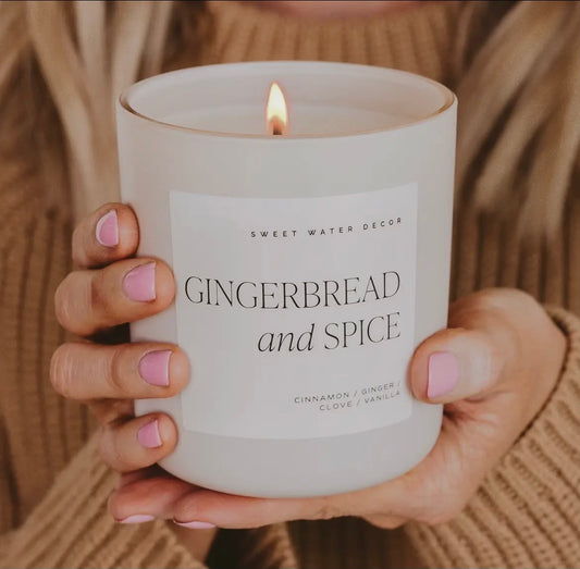 Gingerbread And Spice 15OZ Soy Candle