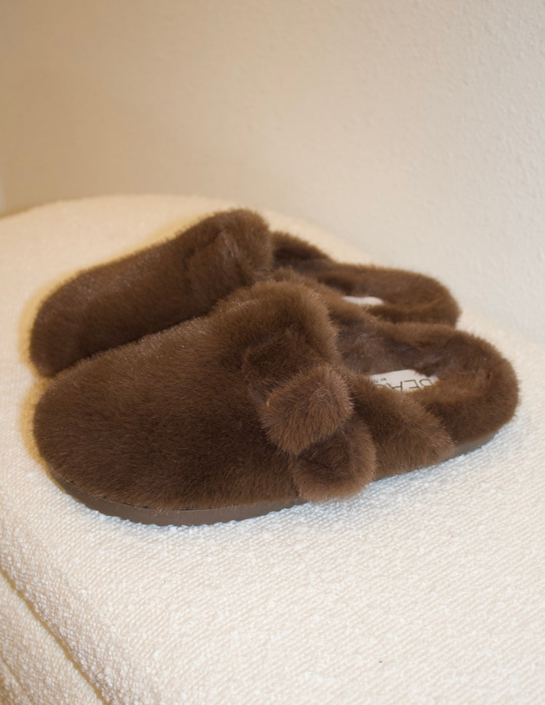 Portland Chocolate Brown Slip On Sandal