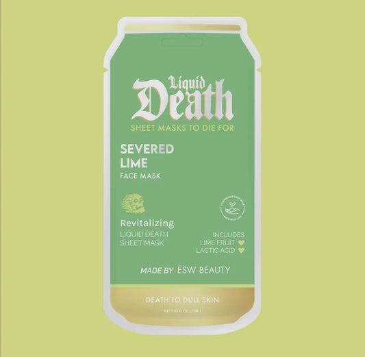 Severed Lime Liquid Death Face Mask