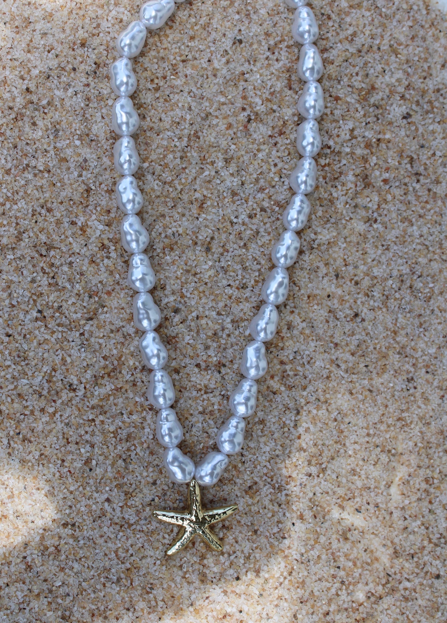 Sea Star Pearl Necklace