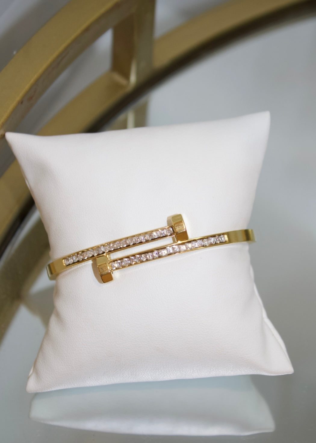 Gold & Diamond Wrap Around Bracelet