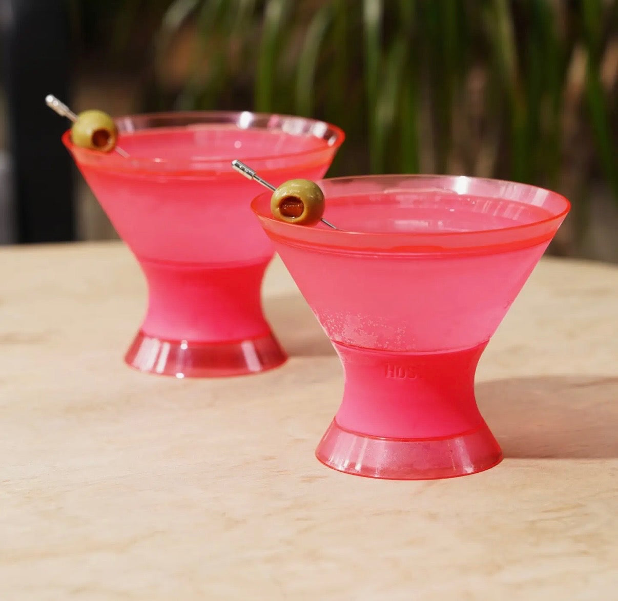 Martini Freeze Cooling Cup in Punch Pink Set of 2