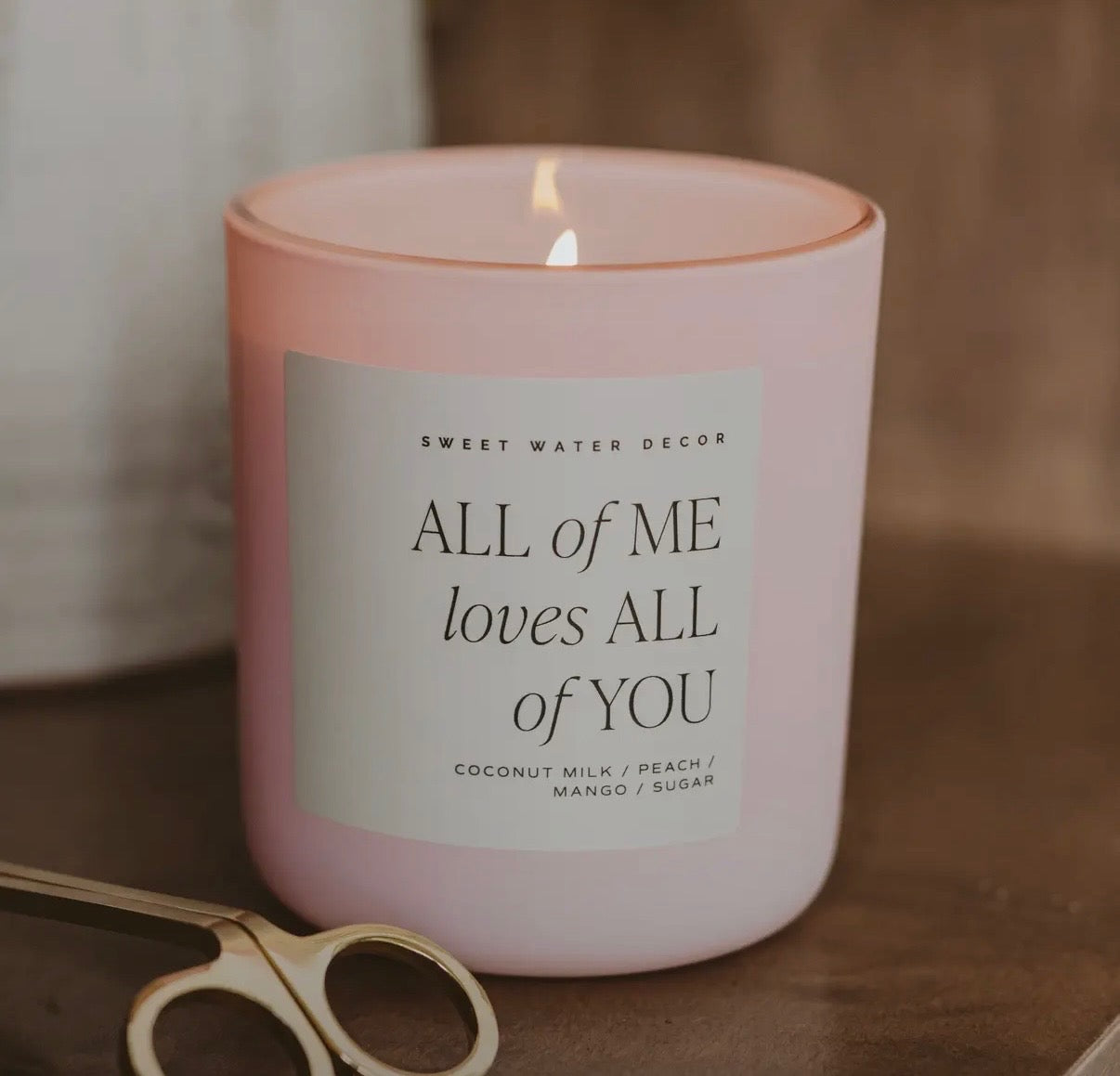 All Of Me Loves All Of You Candle