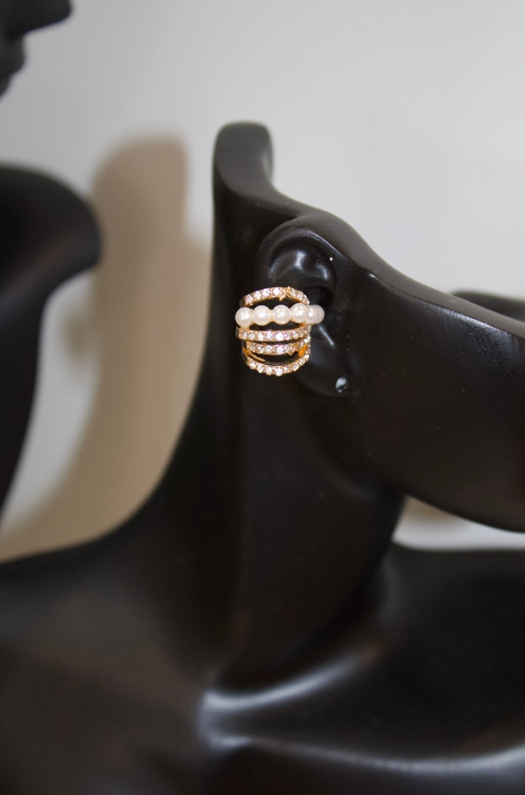 Layered Pearl Ear Cuff