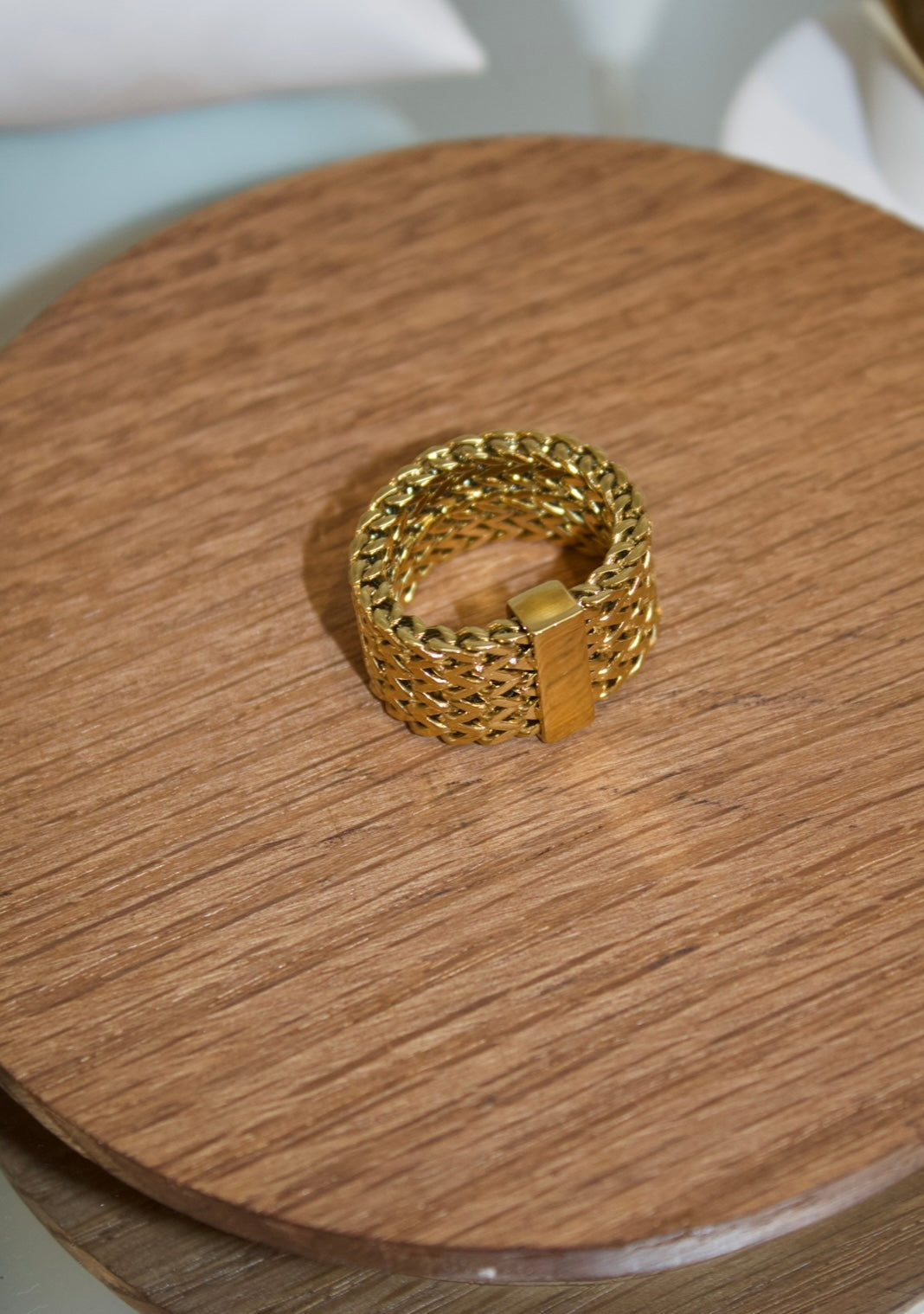Gold Chain Ring